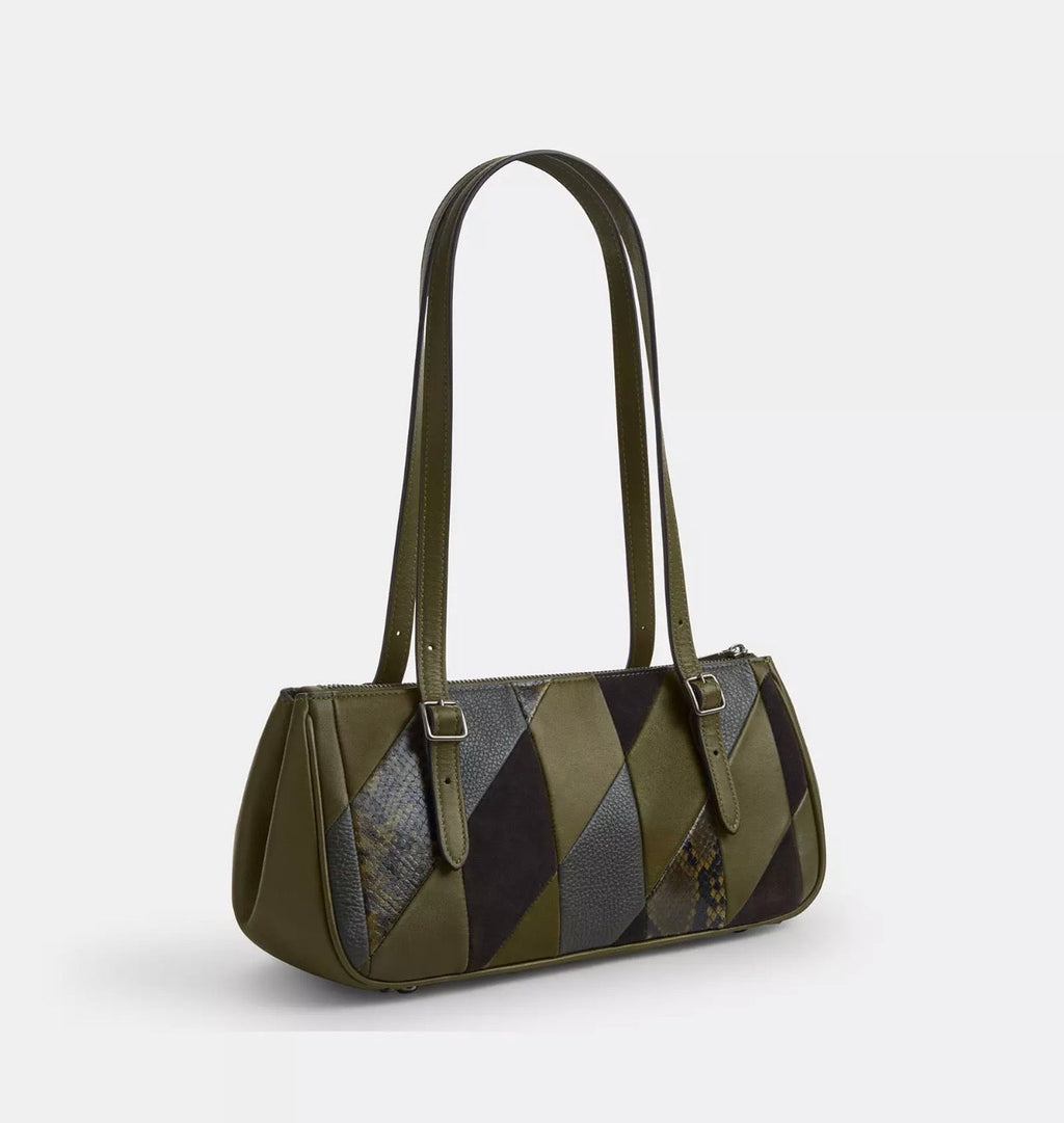 NWT Coach Leather Asher Shoulder Bag with Patch Work