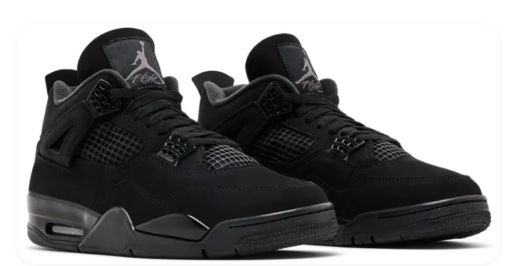 Air Jordan 4 Retro 'Black Cat' 2025 Men's Deadstock