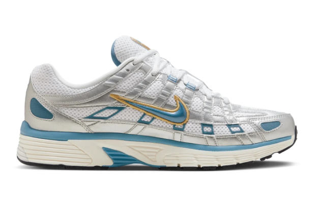 Nike P-6000 Men's Metallic Silver Aegean Storm Sneakers