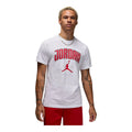 Men's Jordan City 88 Crew Graphic T-Shirt - White/Gym Red