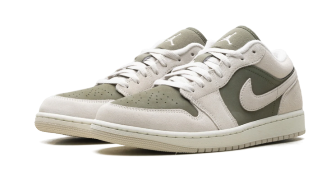 Air Jordan 1 Low SE 'Medium Olive Sail' HV4089-201 Deadstock