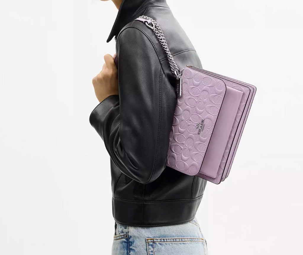 NWT Coach Klare Medium Crossbody Bag In Signature Leather In Light Violet