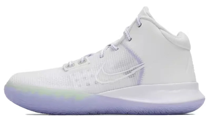 Nike Kyrie Flytrap 4 EP White and Purple Pulse Basketball Shoes