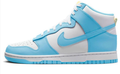 Nike Dunk High Blue Chill White and Yellow DD1399-401