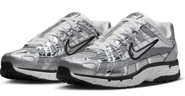 Nike P-6000 Metallic Silver Men's Sneakers CN0149-001