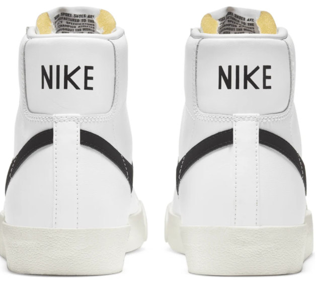 Nike Blazer Mid '77 Vintage White Black BQ6806-100