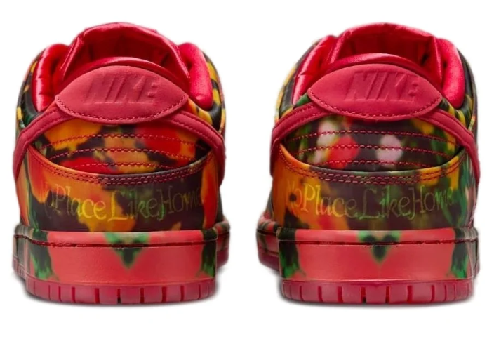Nike SB Dunk Low The Wizard of Oz Poppy Field Skate Sneakers