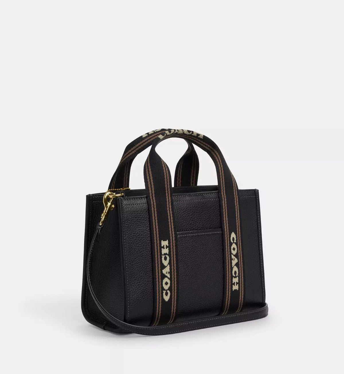NWT Coach Leather Smith Tote Bag 24 in Black