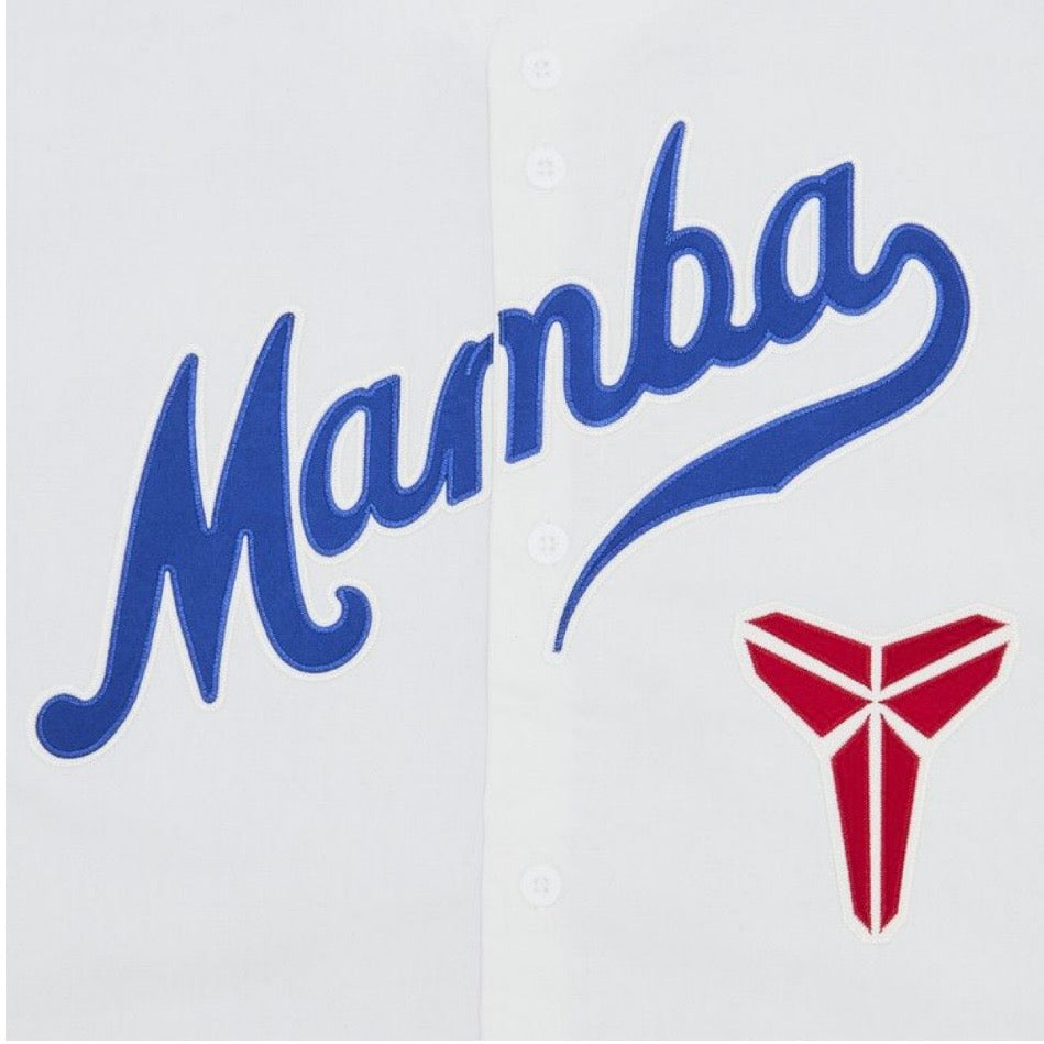 Nike x Kobe Bryant Baseball Jersey 'White/Game Royal'