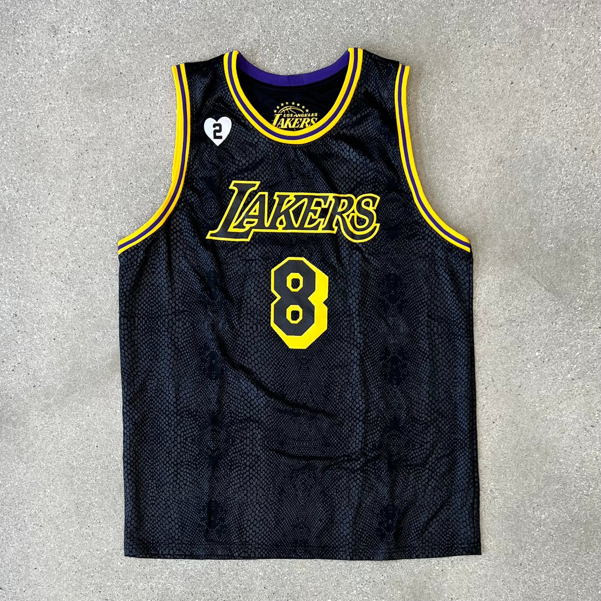 Kobe Bryant Statue Ceremony Black Mamba Jersey
