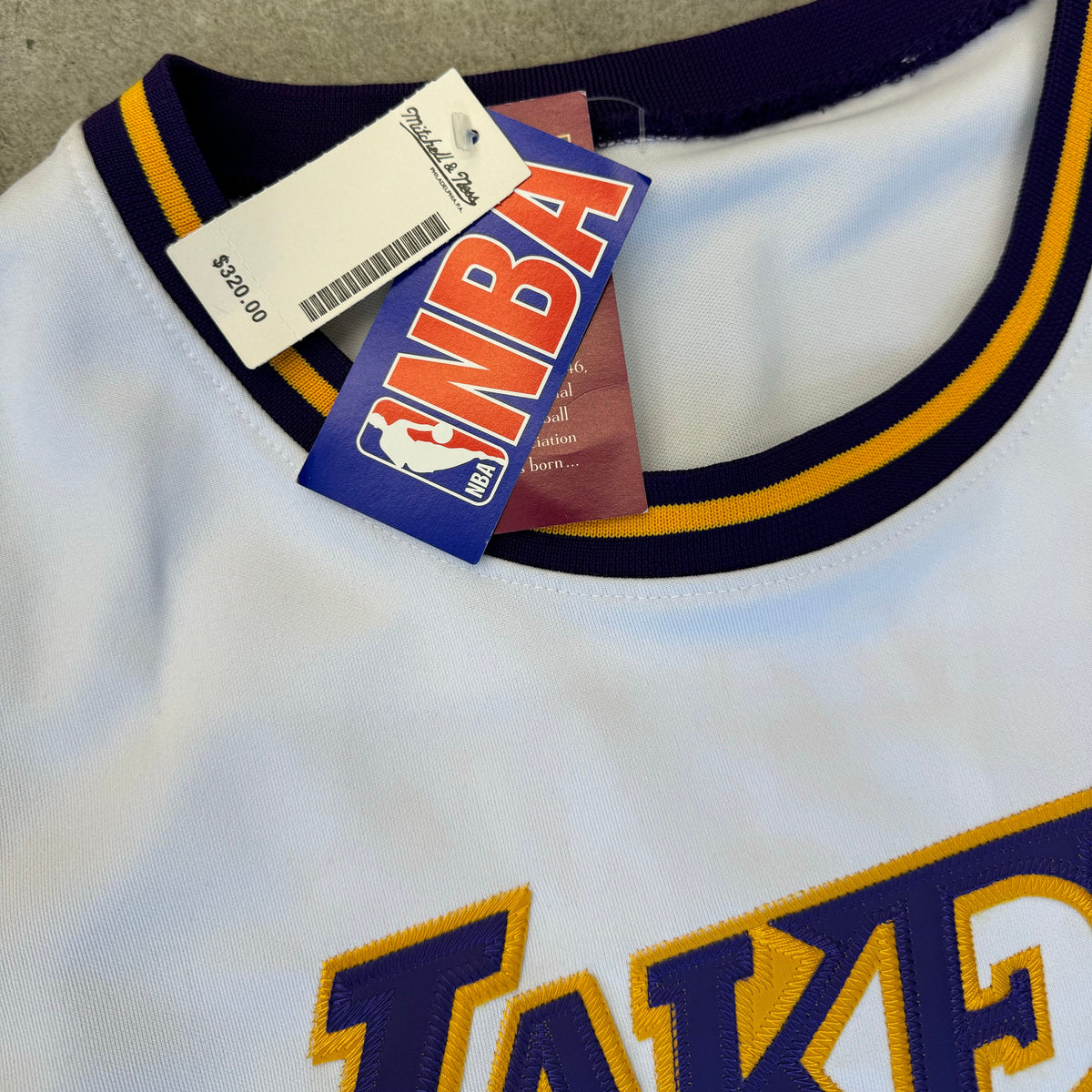 Kobe Bryant Mitchell & Ness 40-Point Game Statistics Jersey