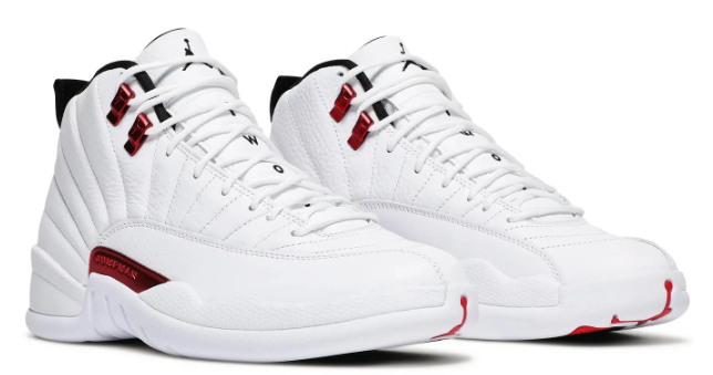 Air Jordan 12 Retro Twist White University Red Black