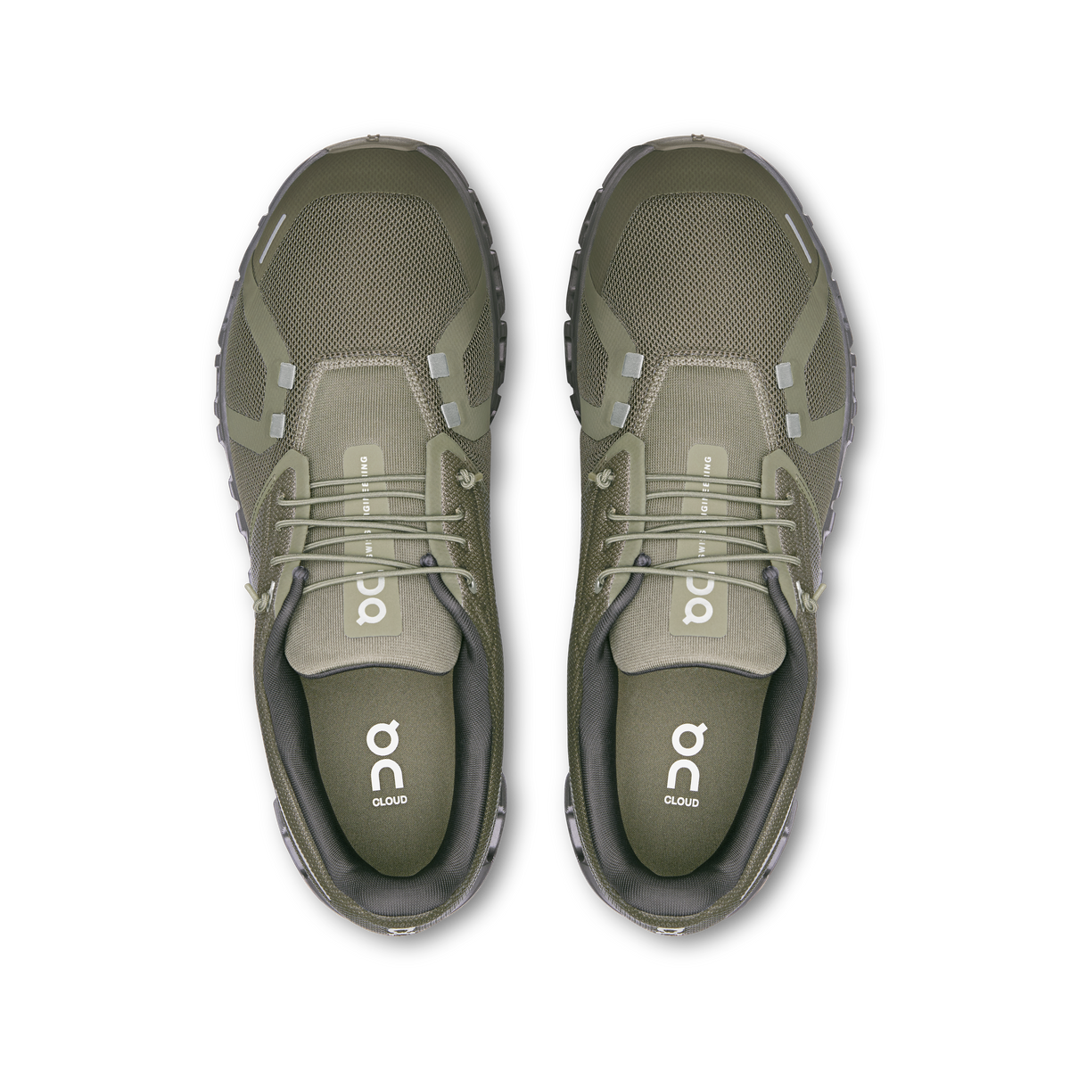 On Running Men's Cloud 6 Shoes - Olive / Eclipse