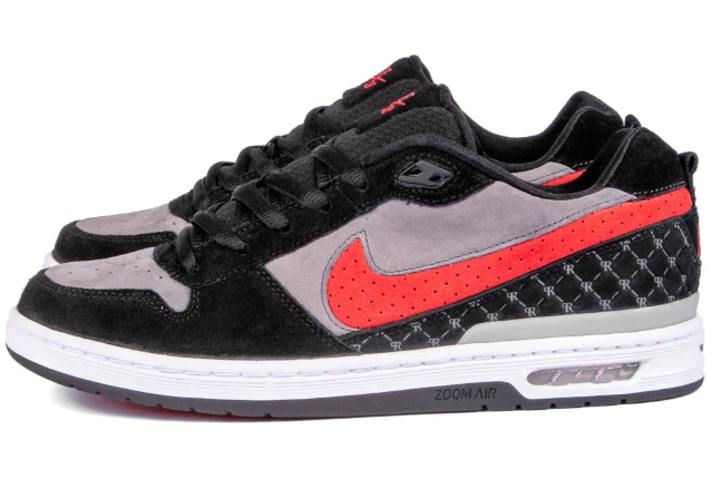 Nike SB Paul Rodriguez Zoom Air Low Black Red Grey IM7147-100