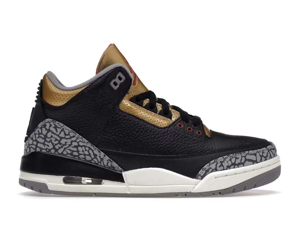 Air Jordan 3 Retro Black Cement Gold (Women's)