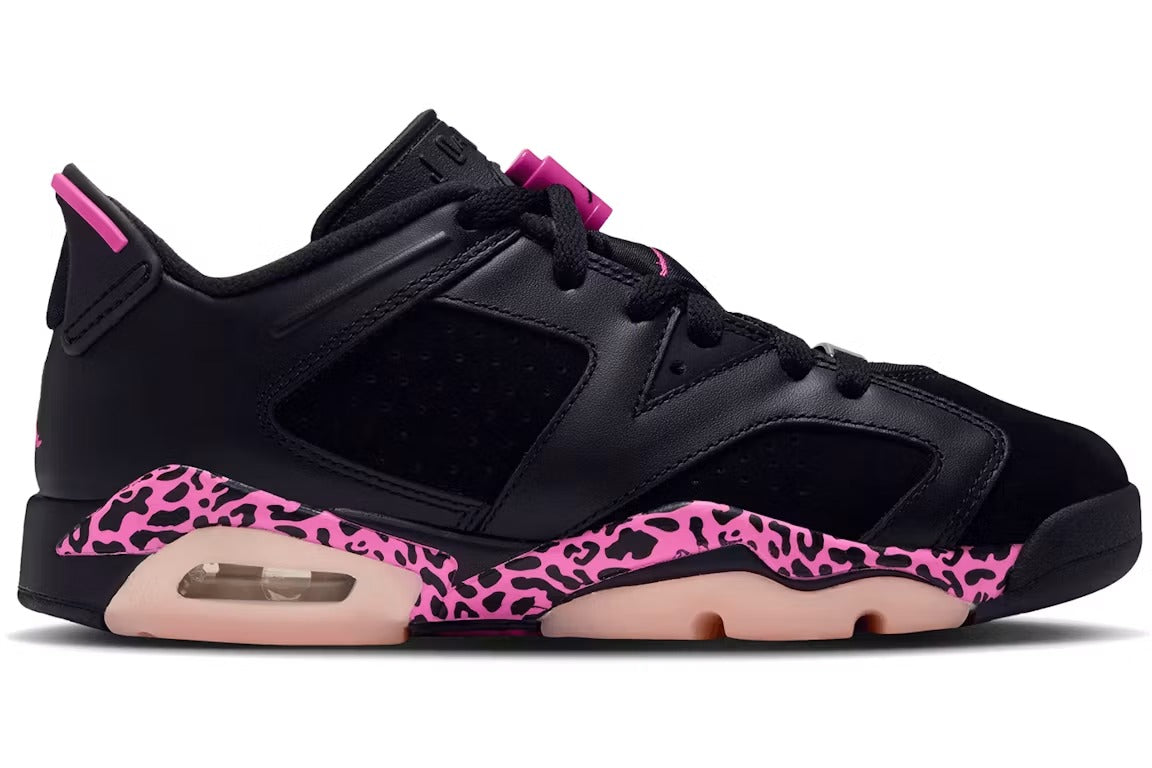 Air Jordan 6 Retro Low Black Fierce Pink (GS)