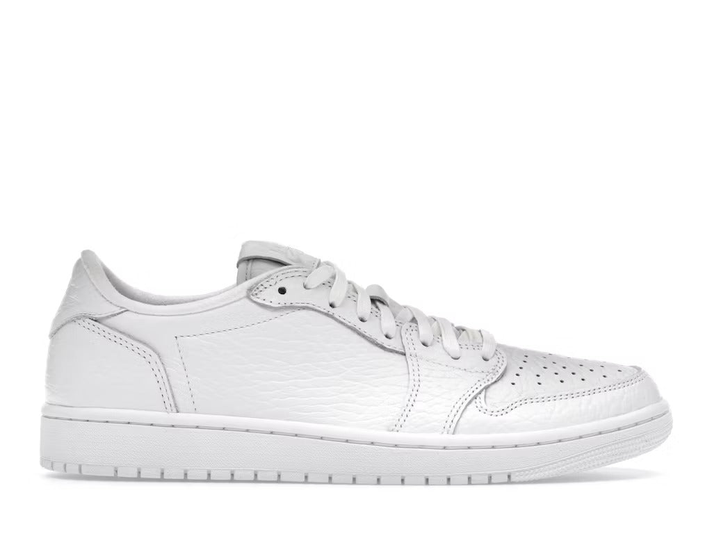 Air Jordan 1 Retro Low Swooshless Triple White (2025)