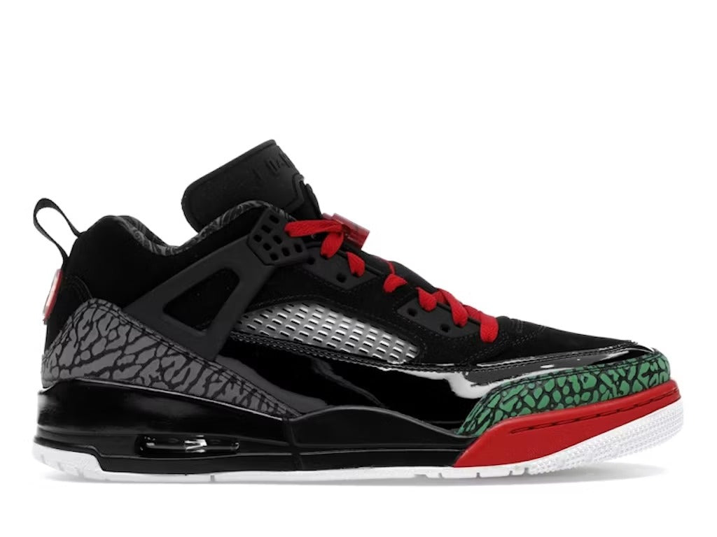 Air Jordan Spizike Low Black Classic Green White Varsity Red