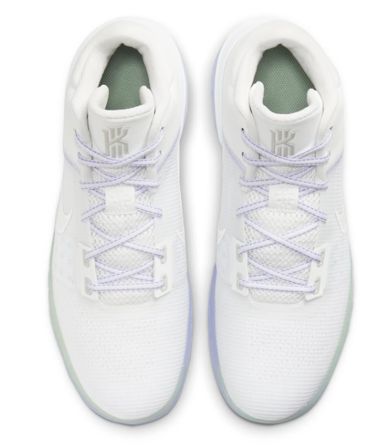 Nike Kyrie Flytrap 4 EP White and Purple Pulse Basketball Shoes