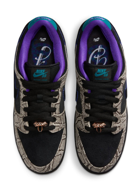 Nike SB Dunk Low x Dashawn Jordan “String” Snake-Inspired Sneakers