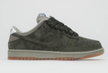 Nike SB Dunk Low Pro B Sequoia Skate Shoes with Suede and Canvas Upper