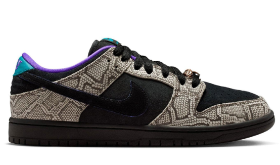 Nike SB Dunk Low x Dashawn Jordan “String” Snake-Inspired Sneakers